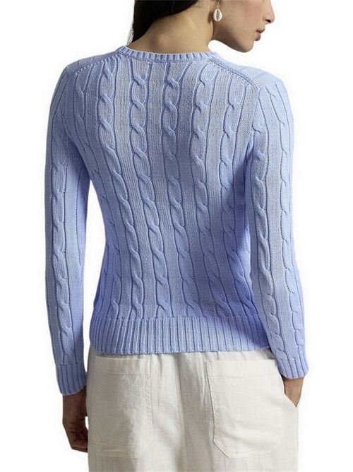 girocollo donna a trecce azzurro Ralph Lauren | 211971869512